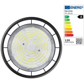 berger + schröter gmbh LED Strahler Hallenstrahler 120 W Aluminium schwarz dimmbar
