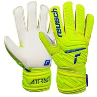 Reusch Torwarthandschuhe Attrakt Solid Junior blau|gelb 5