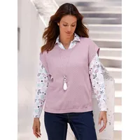 Inspirationen WITT WEIDEN Pullunder in mauve-meliert | Gr.: 48