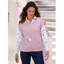 Inspirationen WITT WEIDEN Pullunder in mauve-meliert | Gr.: 48