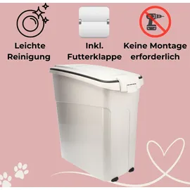 GarPet Futtertonne Luftdicht mit Deckel Futtertonne Pferd Hund Hundefutter Aufbewahrung Hundefutter Box Trockenfutter Aufbewahrung Futterbox Hund 54 L