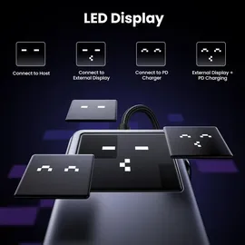 UGREEN Uno USB-C Hub mit 10Gbps USB-C & USB-A Datenanschlüssen 4K@60Hz HDMI für MacBook Pro/Air, iPad Pro, Surface, XPS, Thinkpad und mehr