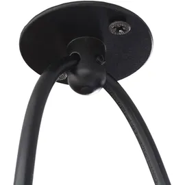 Mendler HWC-H81 5-flg. E27 60 cm rund schwarz/Metall