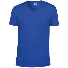 Gildan Softstyle V-Neck weiß XL
