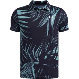 Under Armour Matchplay Printed Polo blue white 411 XL