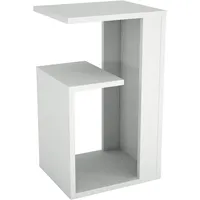 Alphamoebel Alphamoebel, Couchtisch + Beistelltisch, Beistelltisch 1551, weiss, 35x29,5x60
