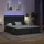 vidaXL Bett 180 x 200 cm Dunkelgrau
