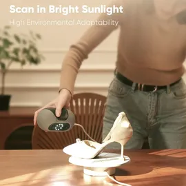 Creality CR-Scan Ferret 3D-Scanner, 0,1 mm Genauigkeit, und mm Aufloesung. 10?FPS Scannen, schwarzer Objekte mit Anti-Shake-Lin...