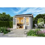 Lasita Maja Gartenhaus 2 x 1,24 m Grau