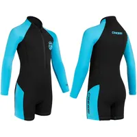 Cressi Neoprenanzug Shorty Schwarz/Blau 3-4 Jahre