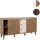 Mendler Sideboard HWC-M48 150 x 81 x 40 cm Beige / Weiß
