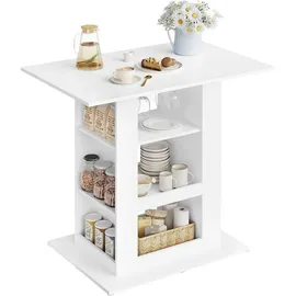 Woltu Bartisch 105 x 94 x 68 cm Weiß