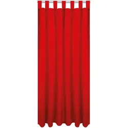 Bestlivings Dekoschal Ellen Schlaufen, 140x175 cm - Rot