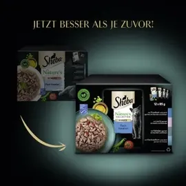 Sheba Nature's Collection in Sauce x 85 g - Fisch Variation (Thunfisch, Lachs, Kabeljau, Hochseefisch)