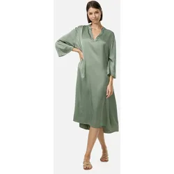 PM SELECTED Damen Stilvolles Satin Tunikakleid mit Seidenanteil in Einheitsgröße PM55