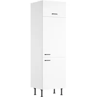 kochstation Kühlumbauschrank KS-Paula 60 x 58,4 x 211,8 cm Weiß