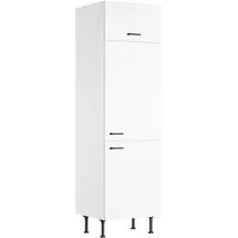 kochstation Kühlumbauschrank KS-Paula 60 x 58,4 x 211,8 cm Weiß