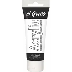 KREUL el Greco Acrylic Titanweiß 75 ml Tube