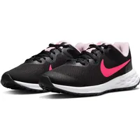 Nike Revolution 6 Sneaker, Black Hyper Pink Pink Foam, 36.5