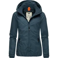 Ragwear Damen, Wasserdichte Übergangsjacke leichte Jacke kurz mit Kapuze