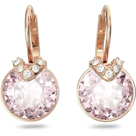 Swarovski Ohrhänger Bella V Drop-Ohrhänger, rosa Roségold-Legierungsschicht | OS