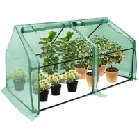 FIVMEN Gewächshaus Foliengewächshaus 180x90x90cm Gartengewächshäuser mit Tür Treibhaus Tomatengewächshaus Tomatenhaus für Garten Balkon, Grün
