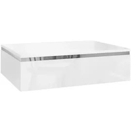 lookway Nachtschrank Aurora Silver 48 x 15 x 38 cm Weiß