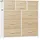 Woltu Kommode mit 10 Schubladen aus Stoff, Sideboard Wohnzimmer, Kommodenschrank Schlafzimmer, Flur Schrank, aus Metallrahmen, industrieller Stil, Helle Eiche + Weiß, SSK009whe