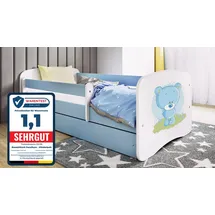raumhirsch furniture Kinderbett Raumhirsch 80 x 180 cm Holzwerkstoff blau