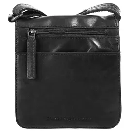 Spikes & Sparrow Umhängetasche Leder Black