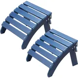 Vevor Fußstütze für Adirondack-Stuhl 47,5 x 48 x 35 cm blau 2 St.