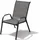 Mojawo Stapelsessel Gartenstuhl 53 x 73 x 92 cm anthrazit