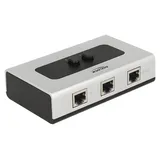 DeLock Umschalter RJ45 2 Port manuell bidirektional