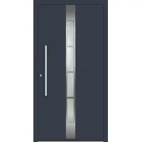 SCHÜCO Aluminium Haustür "WENKE" ADS 75.SI RC2 Anthrazit RAL 7016 beidseitig innen öffnend DIN links