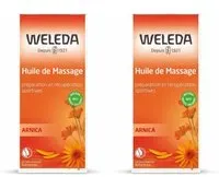 Weleda huile massage à l'arnica Huile De Massage 2x200 ml