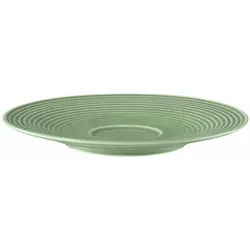 Seltmann Weiden Beat Salbeigrün Kombi-Untertasse Groß, Porzellan, Grün, Ø 16.5 cm, 001.751332