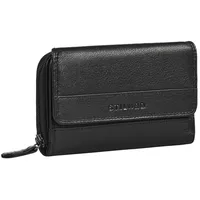STILORD Geldbörse "Lissy" Elegante Geldbörse Damen Leder Groß mit RFID Schutz braun|schwarz