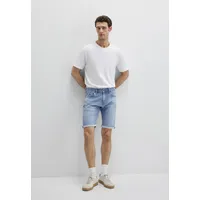 Mavi Röhrenjeans "TIM", Herren, Gr. 34, lt vintage sporty, 99% Baumwolle, 1% Elastan, normal kurz, Jeans, Denim Shorts