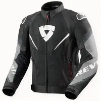 RevIt! Revit Quantum 3 Air Textiljacke - Schwarz/Grau/Weiß / L