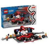 LEGO City - Boxenstopp mit Boxencrew und Ferrari Flitzer