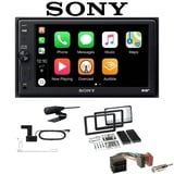 Sony Autoradio Apple CarPlay DAB+ Bluetooth für Alfa Romeo Spider mit OEM Navi