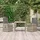 vidaXL Garten-Essgruppe 3-tlg. Grau