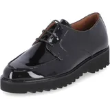 Paul Green Schnürschuhe 2688-007, Lack/Brush, schwarz, 37 EU / 4 UK