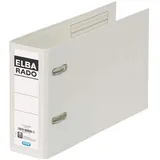 Elba Ordner rado plast, quer 7,5 cm breit, weiß