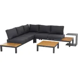 Siena Garden Lounge-Set Brighton 2-teilig Matt-Anthrazit