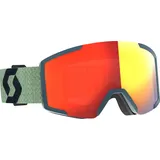 Scott Shield Skibrille (Größe One Size, gruen)