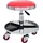 KS Tools Werkstatthocker Metall/Gummi 44-56 cm Rot fahrbar höhenverstellbar