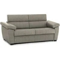 2-sitzer Schlafsofa Contrada, Schlafsofa Fürs Wohnzimmer, Gepolstert, Abnehmbar, 100 % Made In Italy-qualität, 205x95 H100 Cm, Taube - Dmora