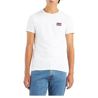 Levi's 2-Pack Crewneck Graphic Tee T-Shirt, Sportswear White/Dress Blues, XXL
