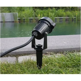 ChiliTec Außenleuchte Aluminium 5W 430lm inkl. Erdspieß schwarz